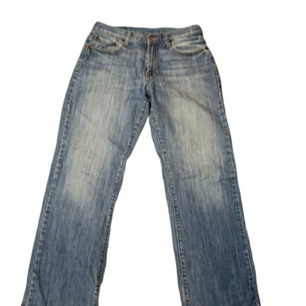 Lucky Brand Straight Leg Jeans 30 R Distressed Light Wash Casual Everyday Denim